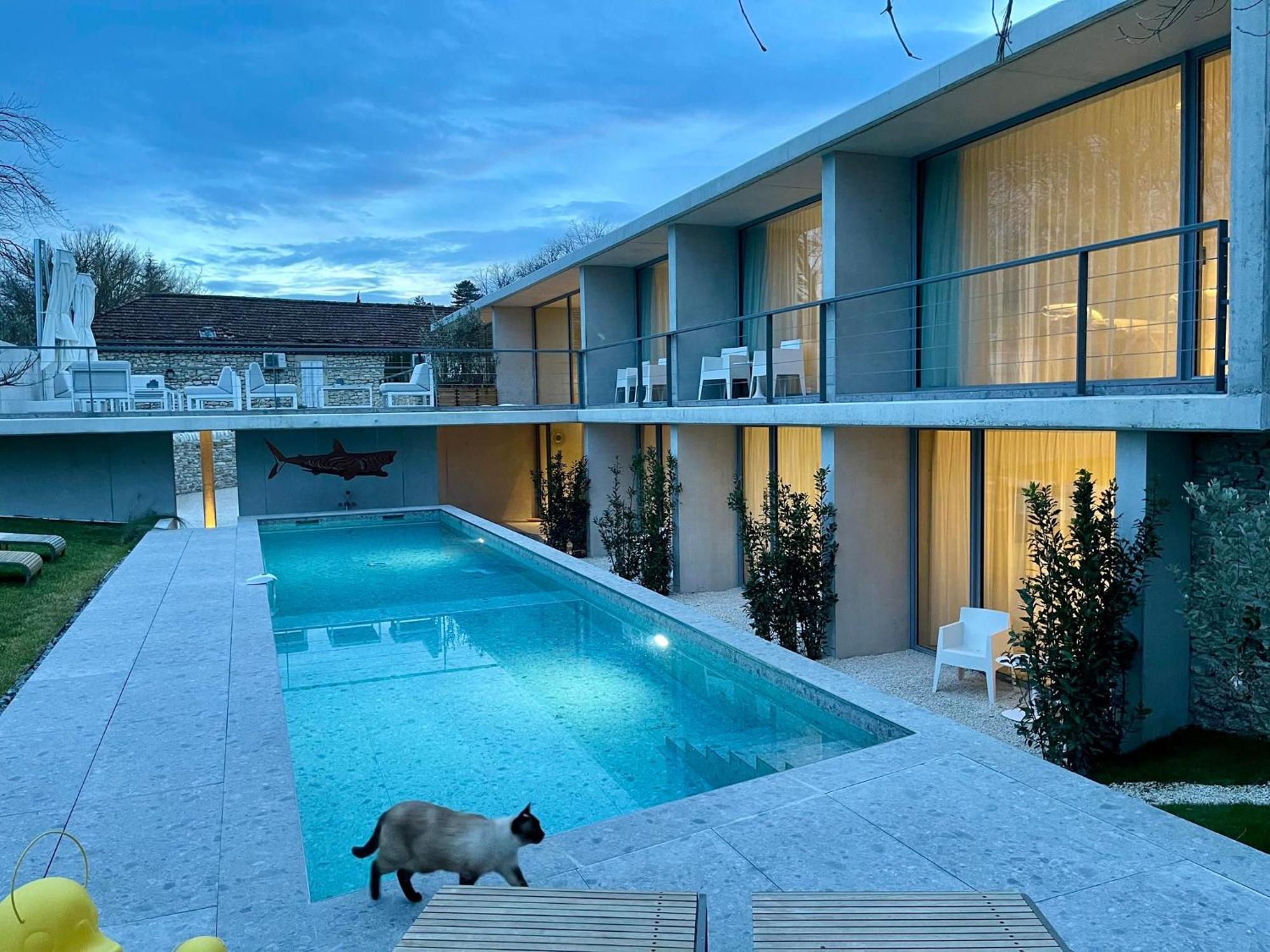 Le Pavillon M, Chambres D'Hotes De Luxe Avec Piscine & Spa Grignan Luaran gambar