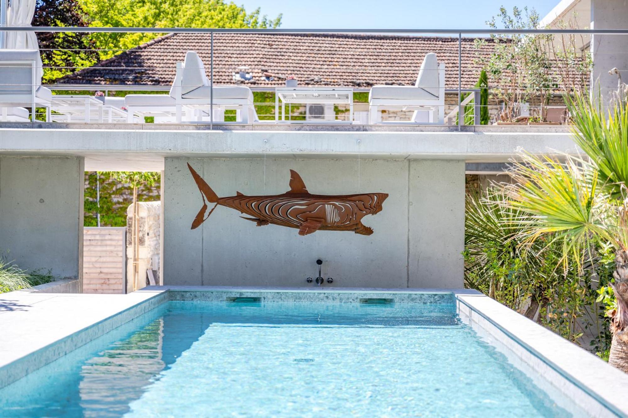 Le Pavillon M, Chambres D'Hotes De Luxe Avec Piscine & Spa Grignan Luaran gambar